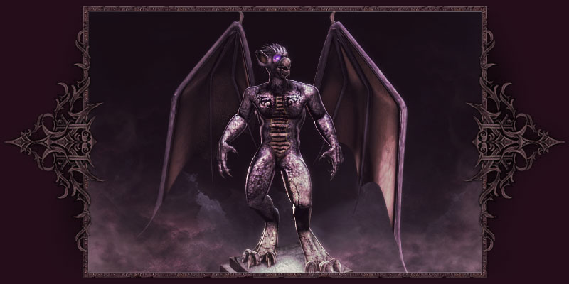 Stone gargoyle