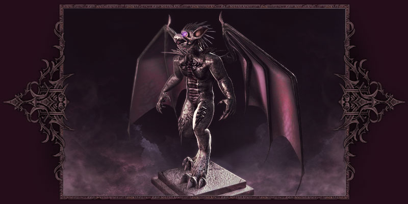 Saurian gargoyle