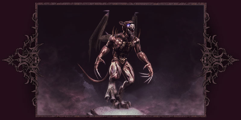 Devil gargoyle