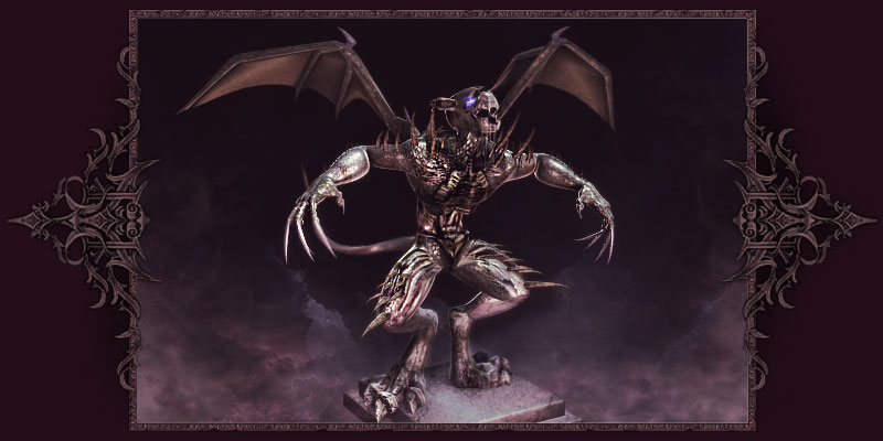 Troll gargoyle