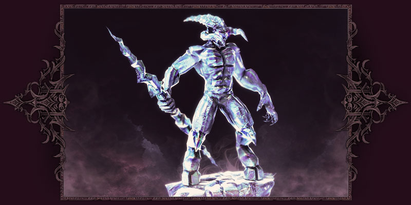 Abyssal ice demon